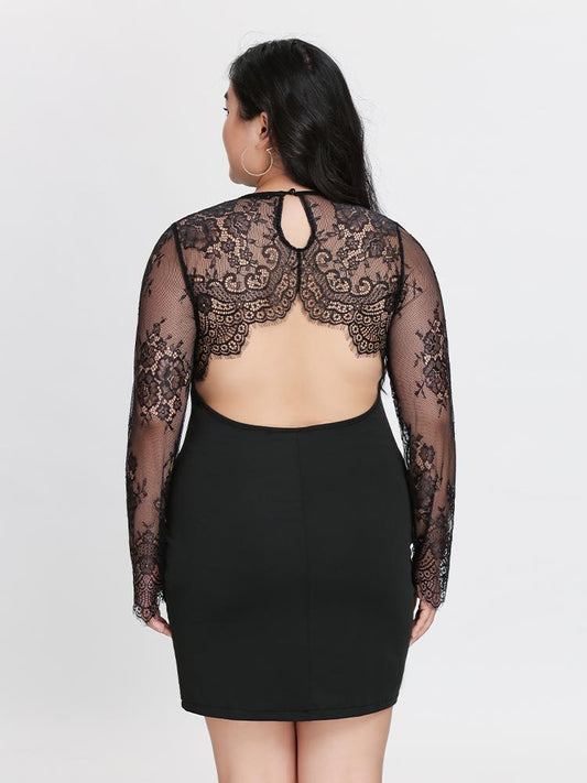 Backless Keyhole Dress