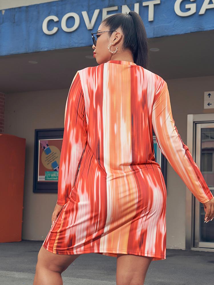 Graffiti Stripe Dress