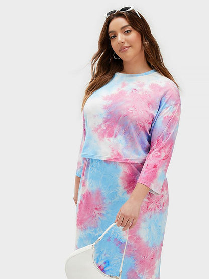 Tie Dye Crew Neck T-shirt