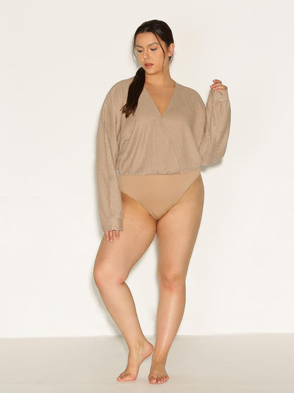 Surplice Neck Jumpsuit