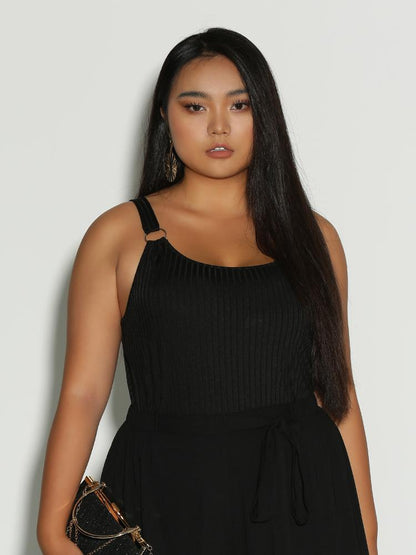 Ring Strap Sleeveless Top
