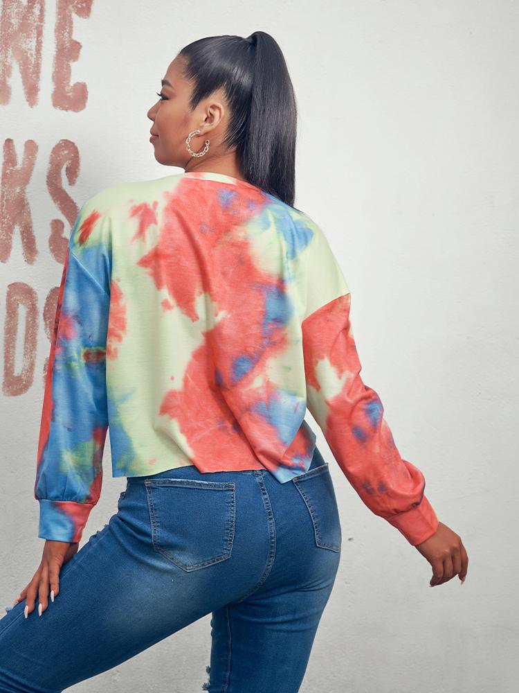 Tie Dye Round-neck T-shirt