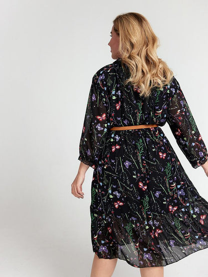 Floral Chiffon Dress