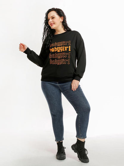 Badygirl Letter Print Sweatshirt