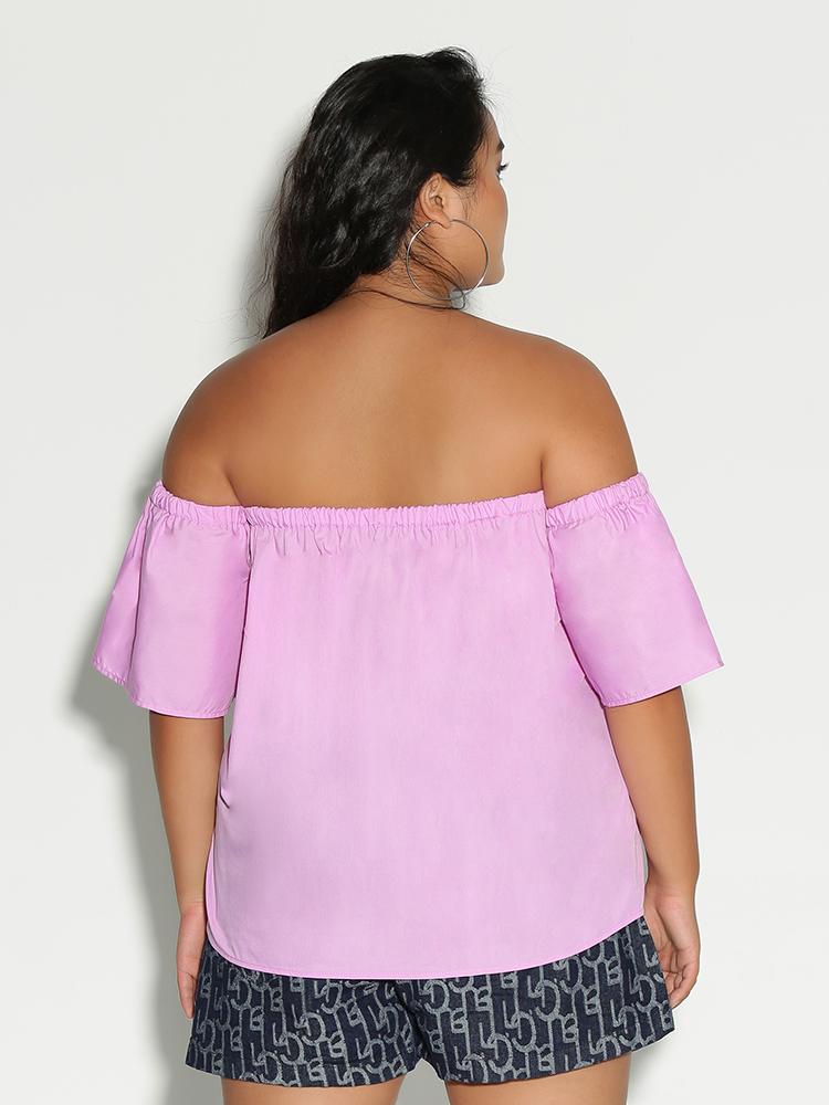 Off Shoulder Elastic Top