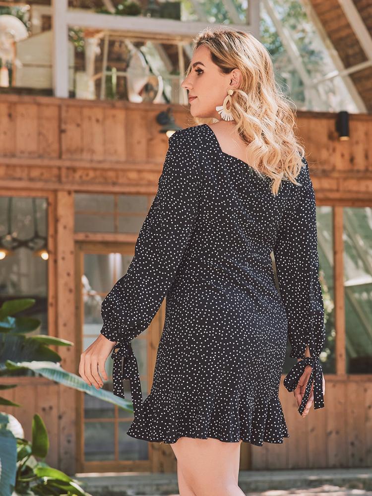 Dot Printed Dress