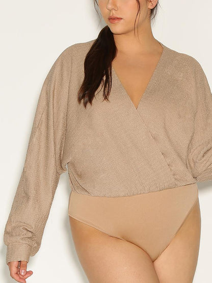 Surplice Neck Jumpsuit