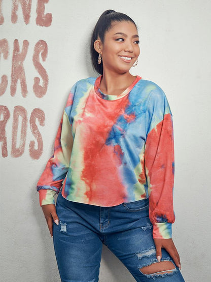 Tie Dye Round-neck T-shirt