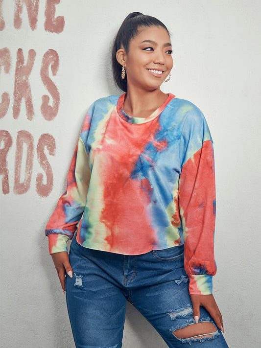 Tie Dye Round-neck T-shirt