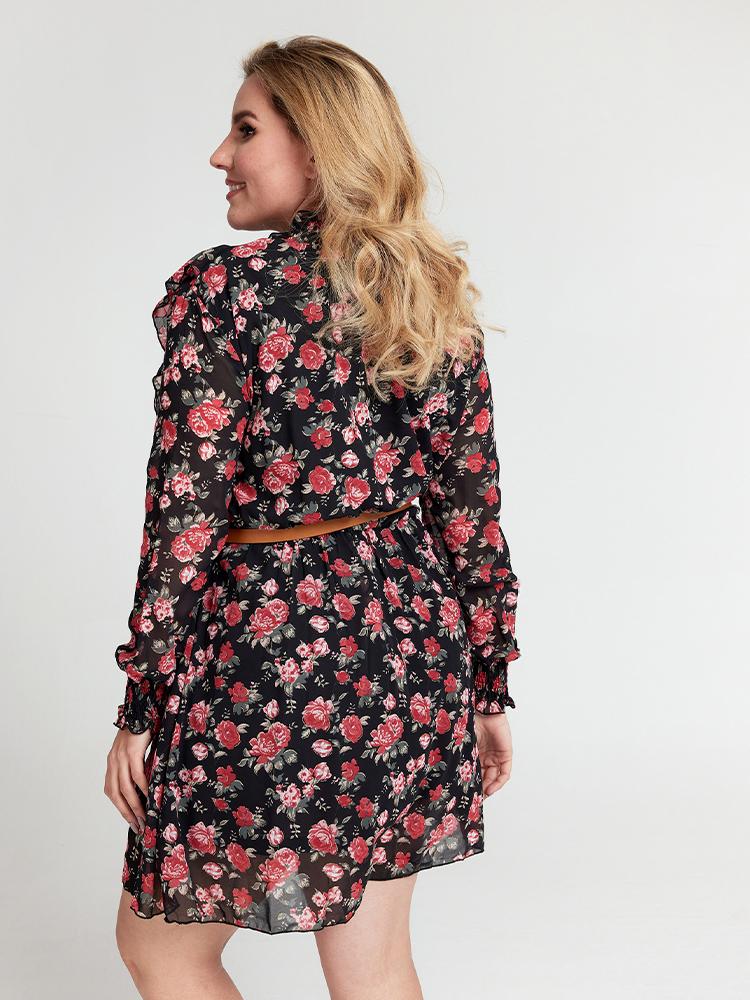 Floral Chiffon Dress