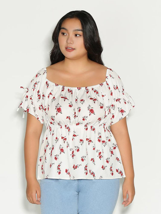 Ditsy Floral Knotted Top