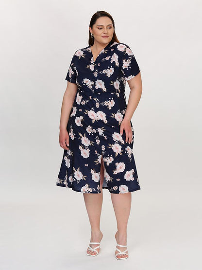 Floral A-line Dress