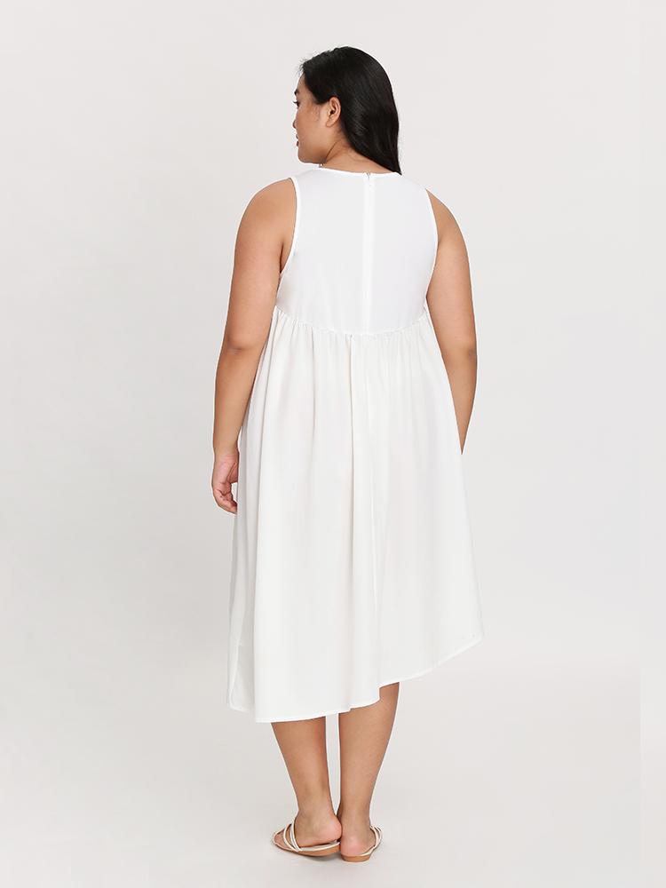 Split Irregular Hem Dress