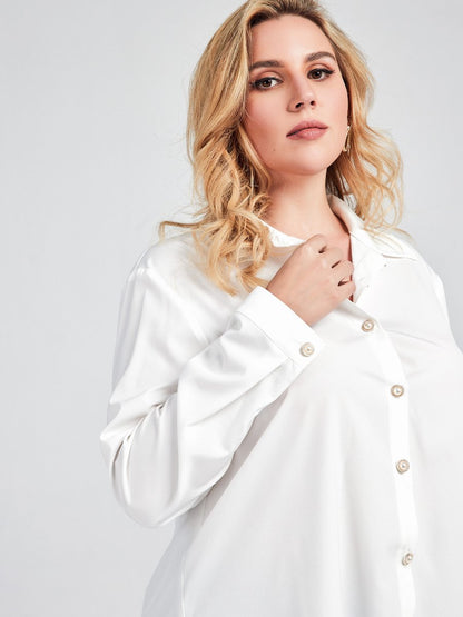 Asymmetrical Hem Blouse