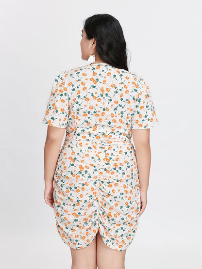 Ditsy Floral Ruffle Dress