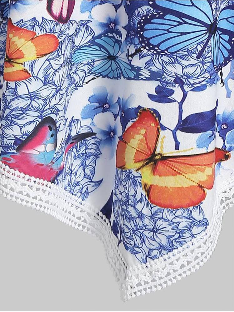 Printed Backless Dress