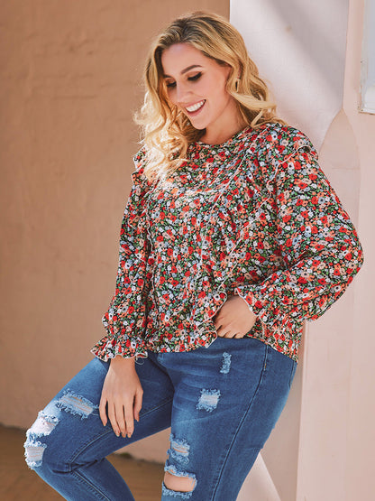 Ditsy Printed Blouse
