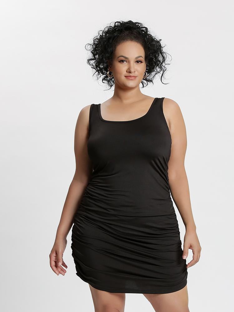 Ruched Backless Dress