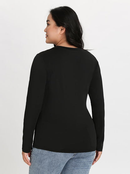 Zipper Split T-Shirt