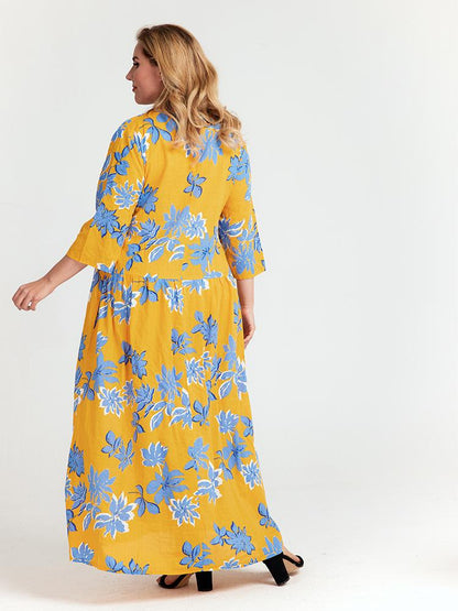 Printed Floral Dress