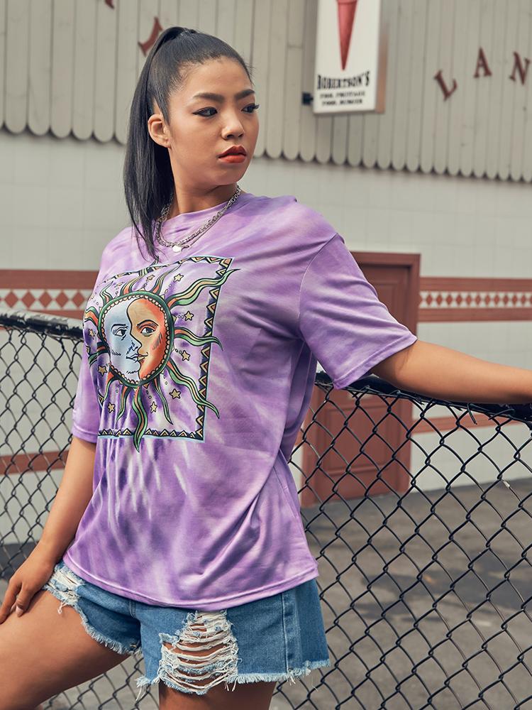 Tie Dye Printed T-shirts