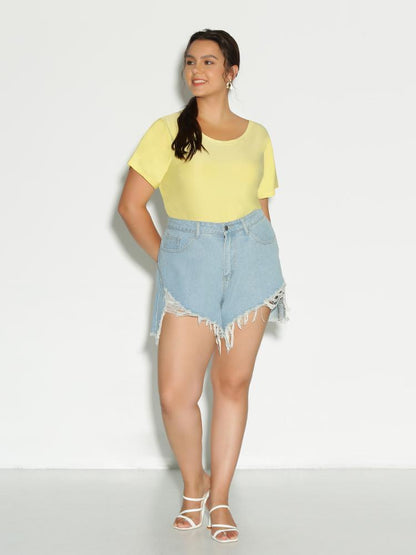 Sexy Backless Knotted T-shirt