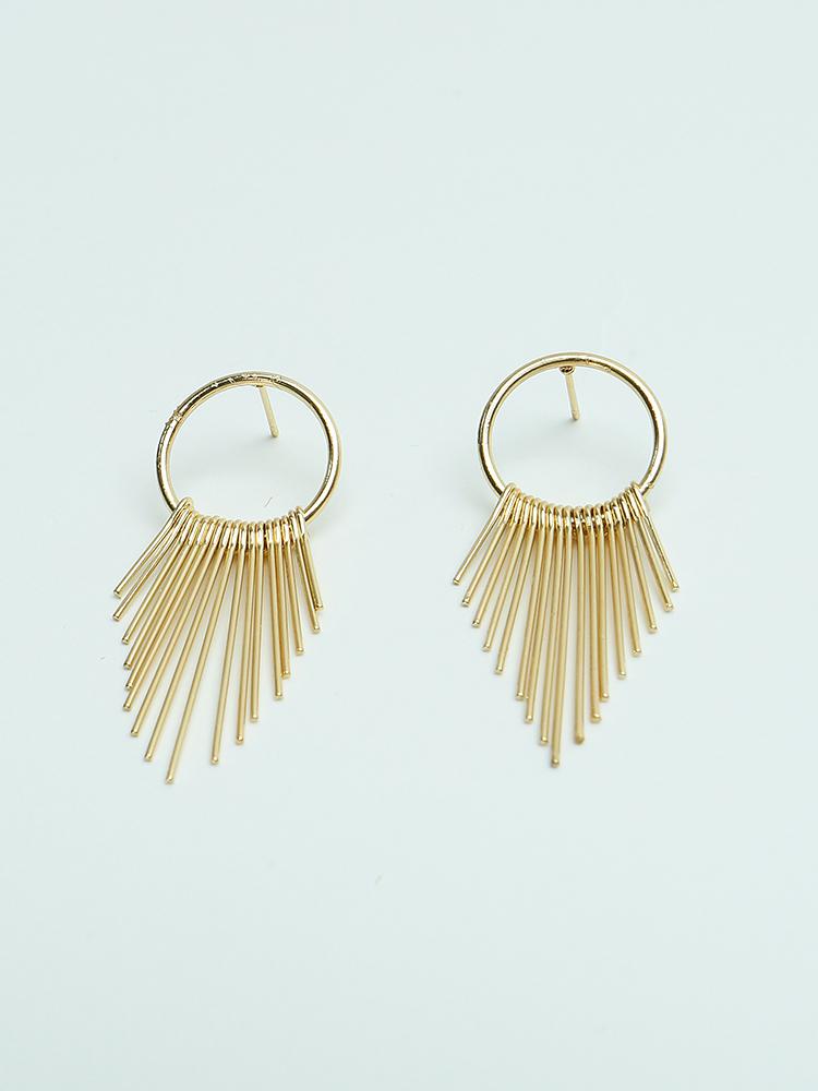 Chain Link Chandelier Drop Earrings