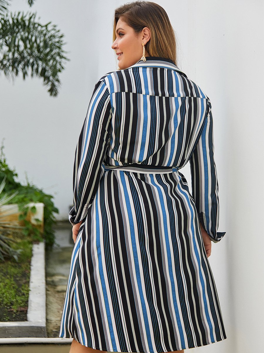 Stripe Belt Dresses