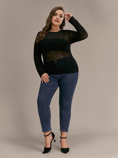 Sexy Perspective Leopard T-shirt