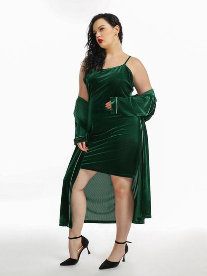 Sexy Dark Green Loungewear