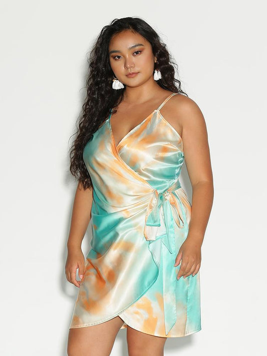 Tie Dye Bow Tie Dress