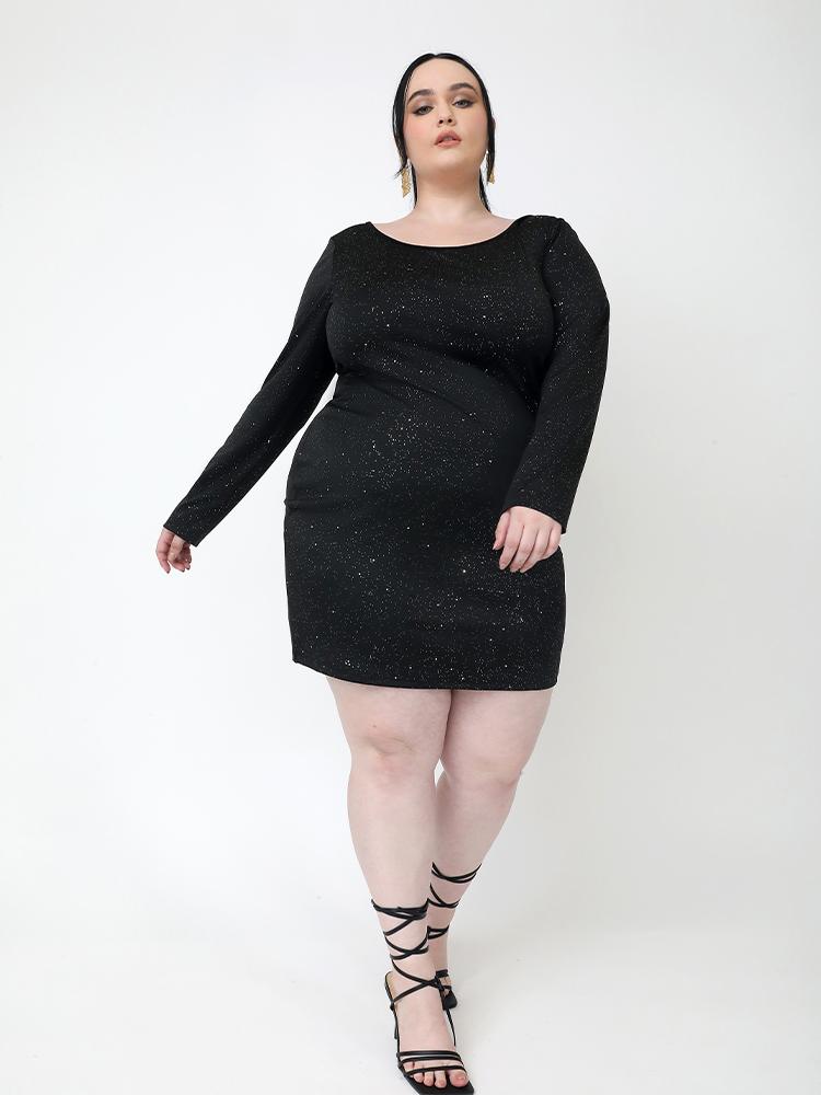 Backless Solid Sexy Bodycon Dress