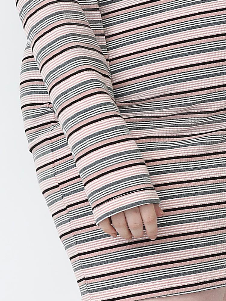 Colorful Striped Bodycon Dress