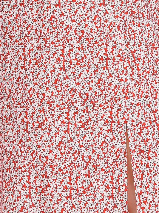 Ditsy Slit Cami Dress