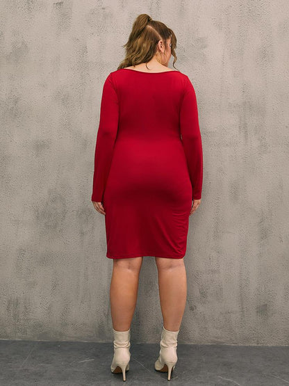 Sexy Front Knot Bodycon Dress
