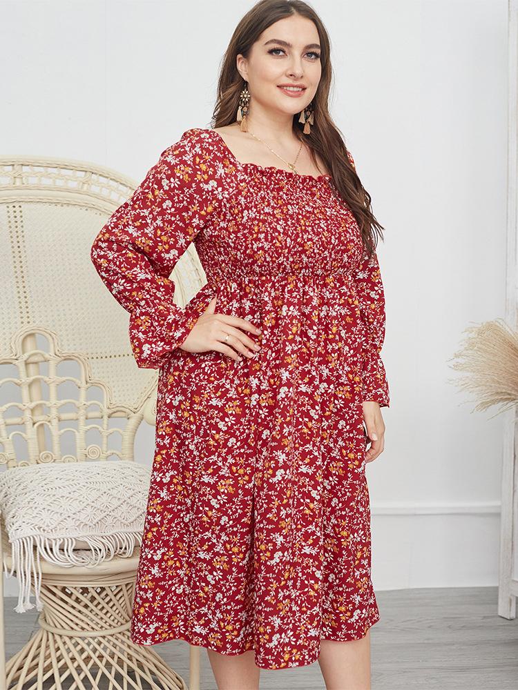 Backless Ditsy Floral Boho Dresses