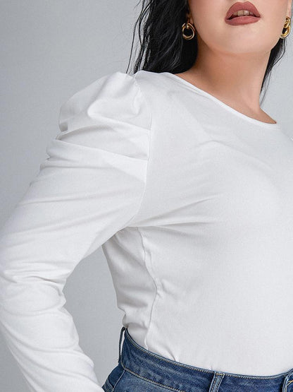 Puff Sleeve Long Sleeve Top