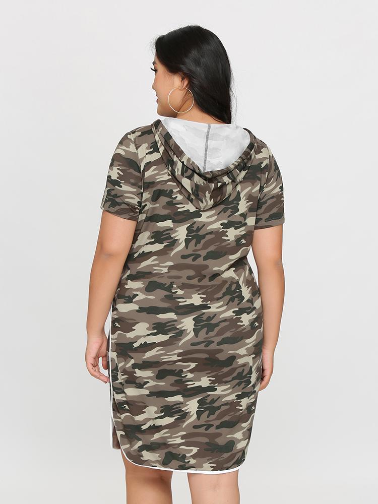 Camo Hooded Dress