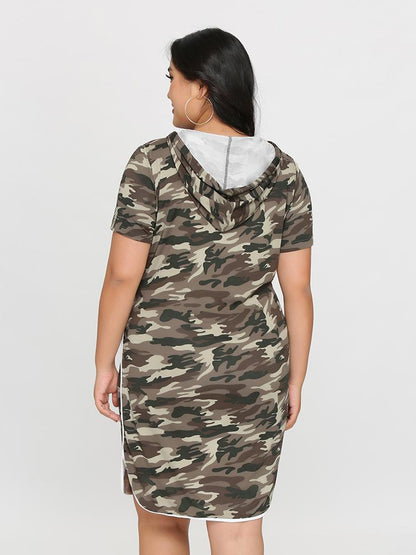 Camo Hooded Dress