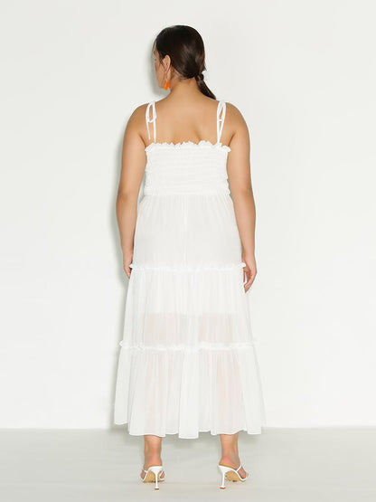 Knotted Shoulder Dress