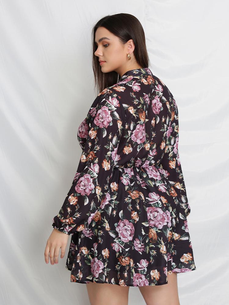 Balloon Sleeve Dress