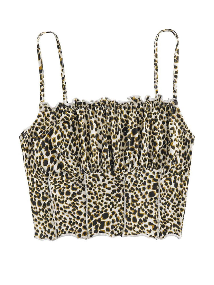 Leopard Backless Camis