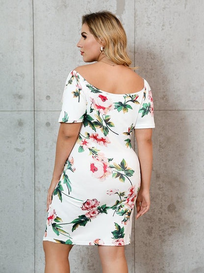 Pleated Slim Fit Dress