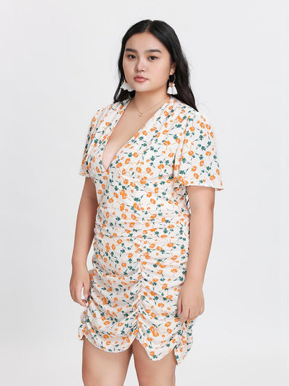 Ditsy Floral Ruffle Dress