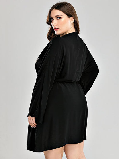 Ethnic Embroidery V-neck Dress