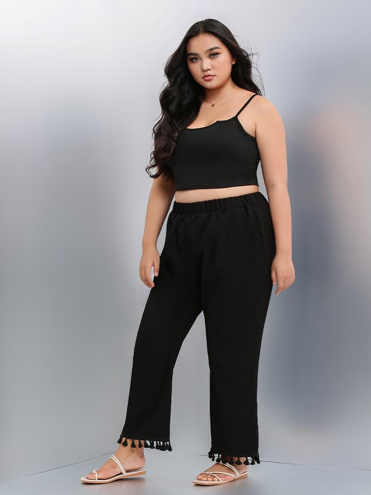 Ribbed Racerback Cropped Cami