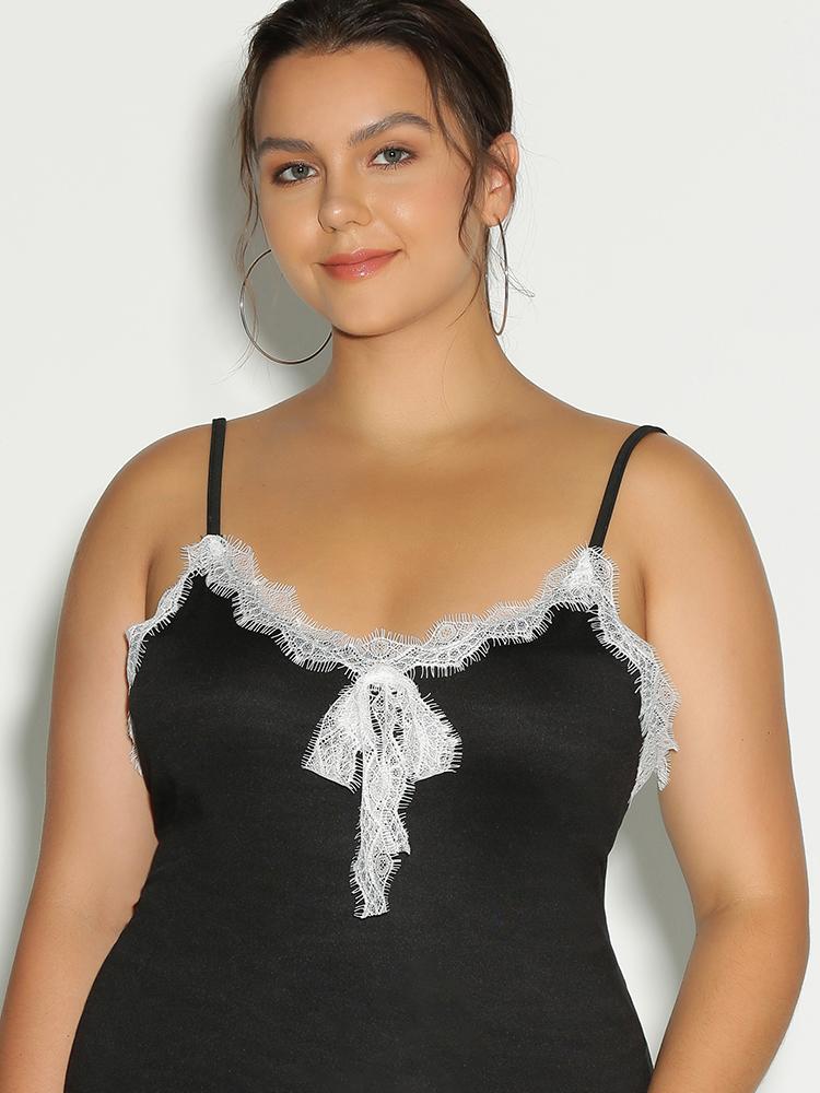 Bowknot Lace Cami Loungewear