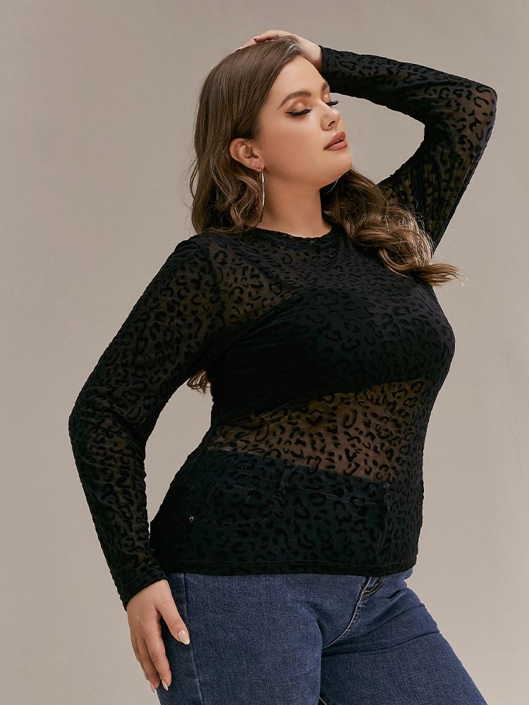 Sexy Perspective Leopard T-shirt