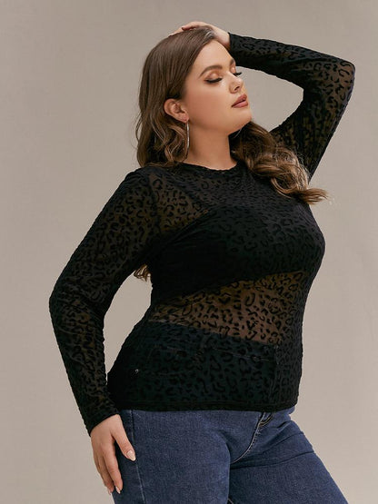 Sexy Perspective Leopard T-shirt