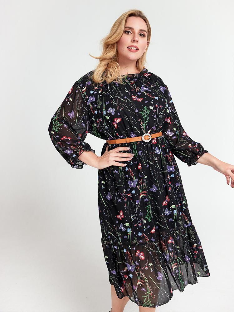 Floral Chiffon Dress